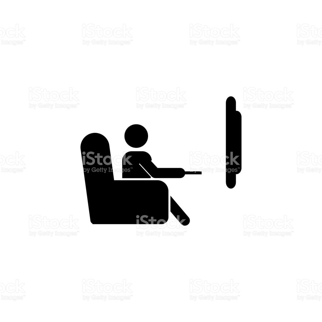Watching Tv Icon - Miscellaneous Icons in SVG and PNG - Icon Library