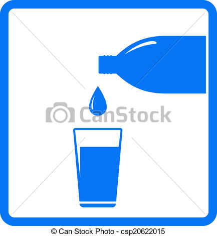 Isolated lemon water glass on whote background vector clipart 