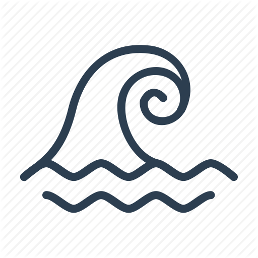 Water Wave Symbol Icon Logo Template Stock Vector 627013613 