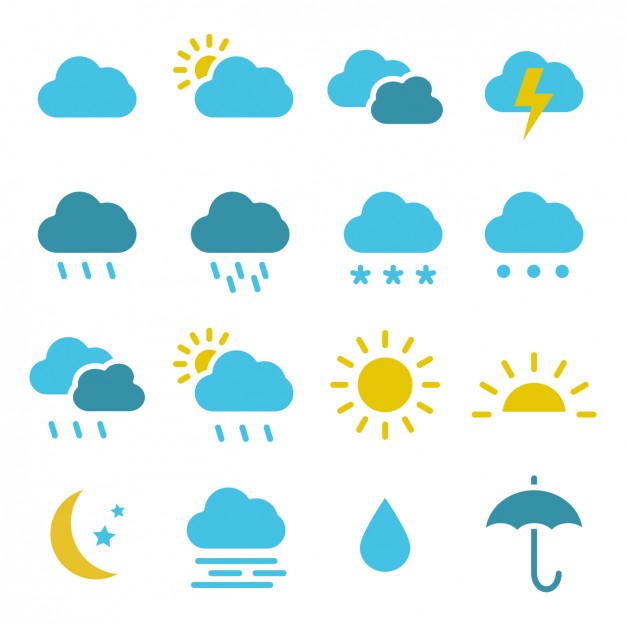 50 Free Weather Icon Sets to Download - Hongkiat