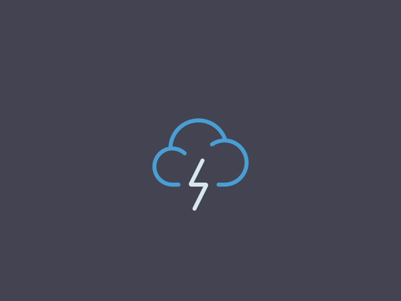 Animated weather icons on Behance