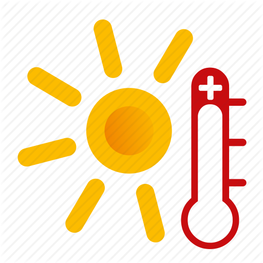 Sunny day weather symbol - Free weather icons