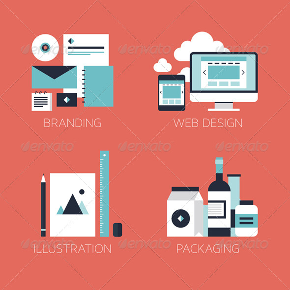 Web Design Icon Flat Free Icons Library