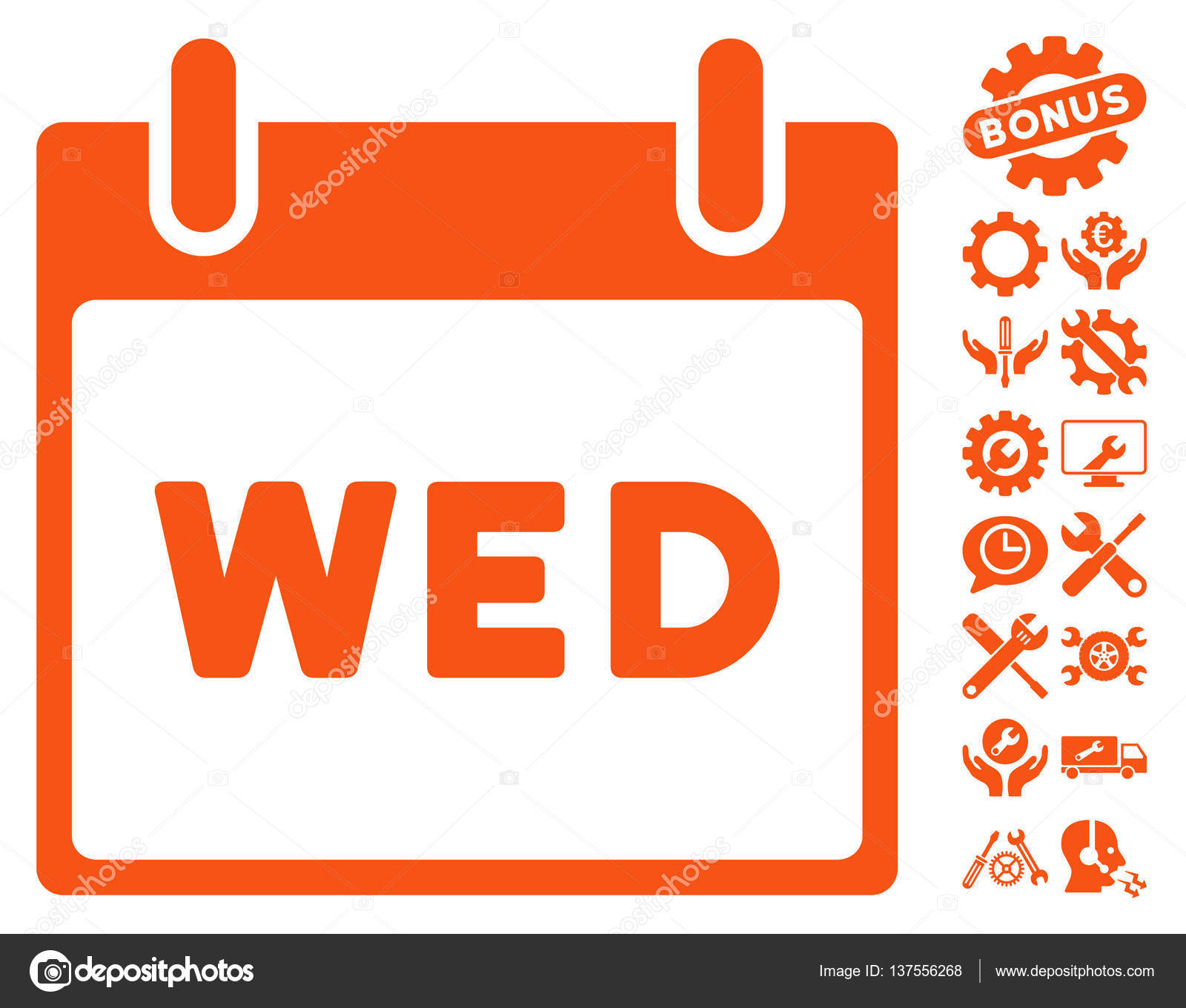 Tuesday Calendar Page Icon With Bonus Calendar And Time Management 