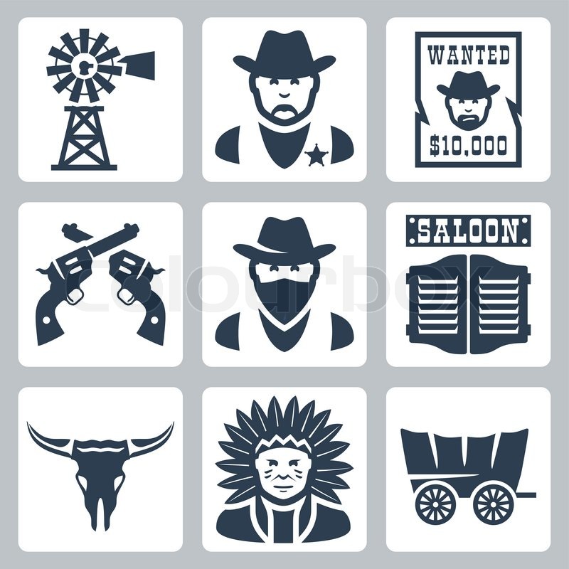 Western icons | Noun Project