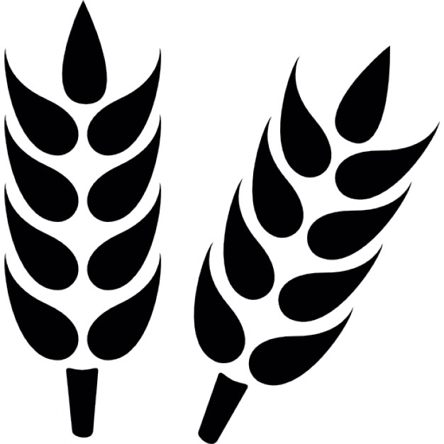 Wheat Sign, Wheat Badge, Wheat Symbol Royalty Free Cliparts 