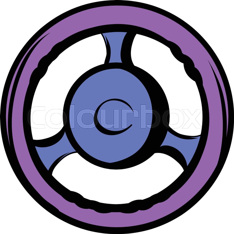 Steering wheel flat icon ~ Icons ~ Creative Market