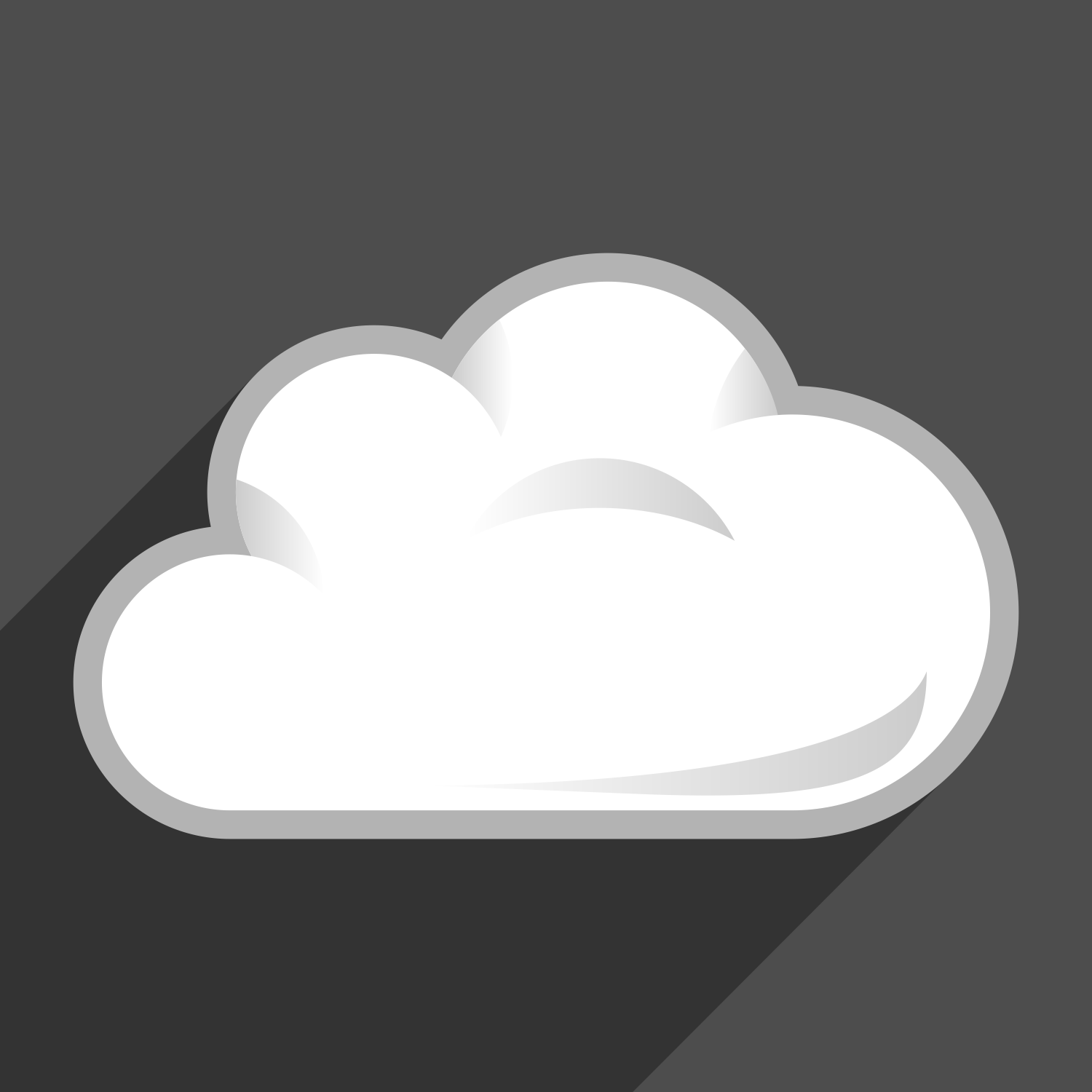 White Cloud Icon Png Free Icons Library
