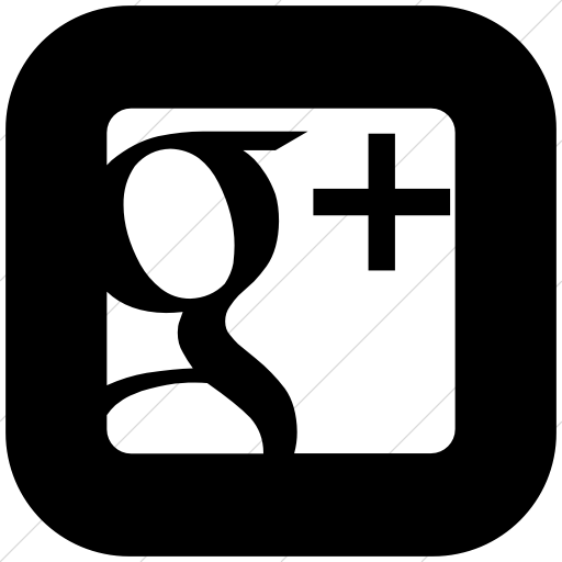 White google plus 3 icon - Free white social icons