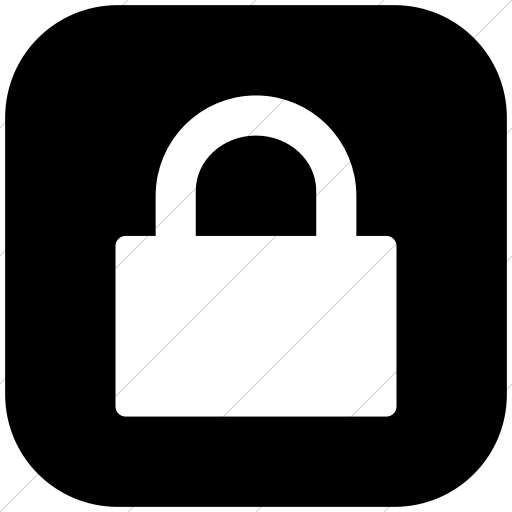 White lock 7 icon - Free white lock icons