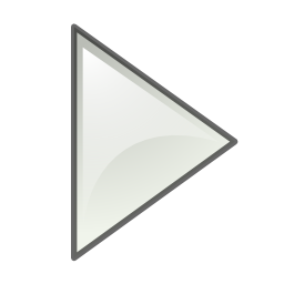 Music player, play, player, start, triangle, video player icon 