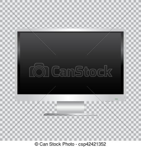 Search Icon On Transparent Background Magnifying Stock Vector 