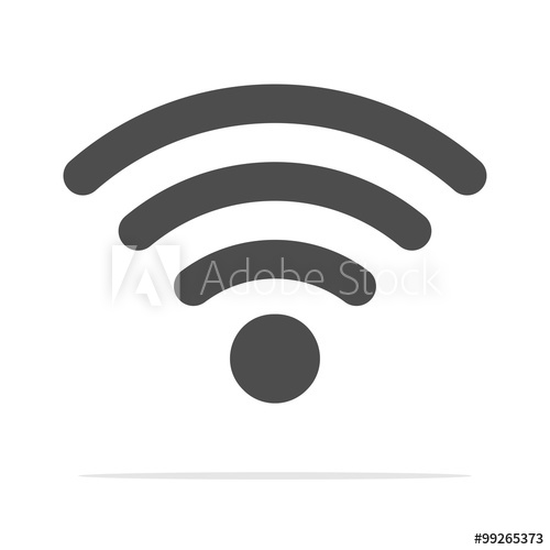 Wifi Icon With Text Clip Art at  - vector clip art online 