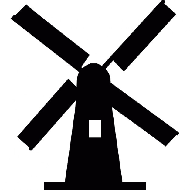 Windmill vector icon