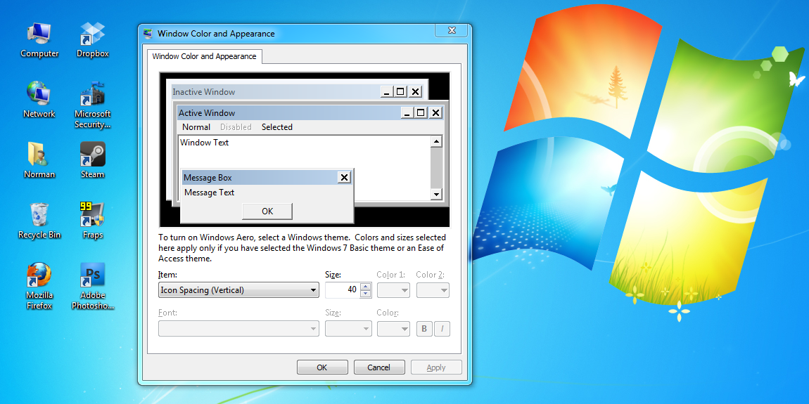 Windows 7: Changing Desktop Icons Size - TechNet Articles - United 