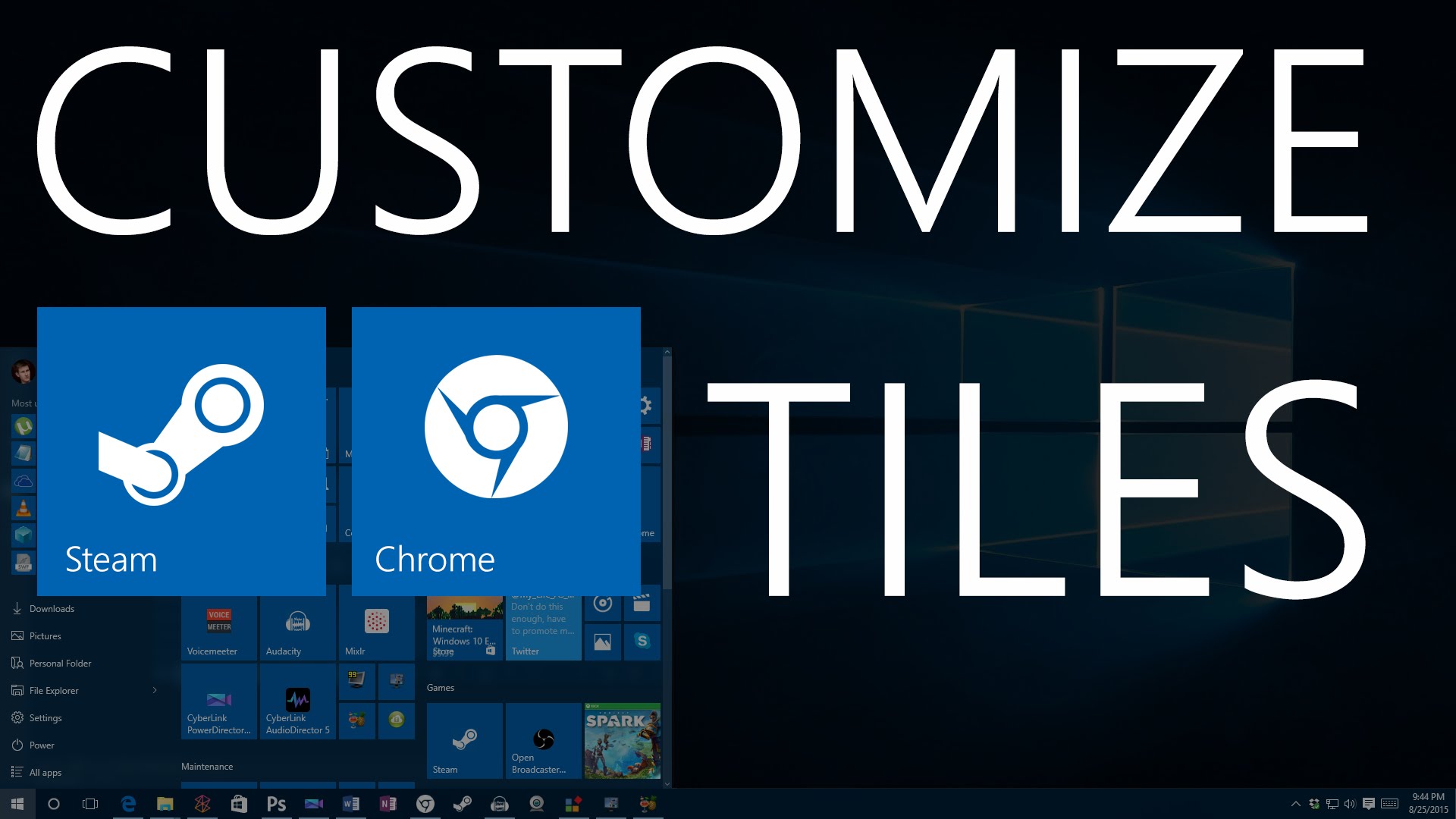 Customize Windows 8 Metro Tile Icons With OblyTile - Hongkiat