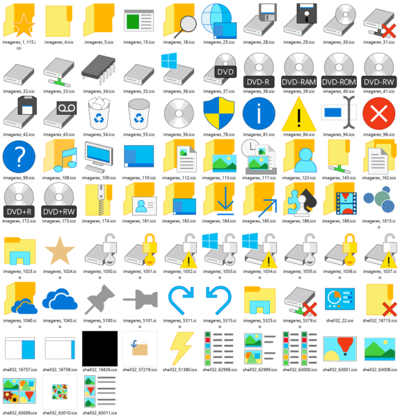 Windows 10 Folders by BluPaper 