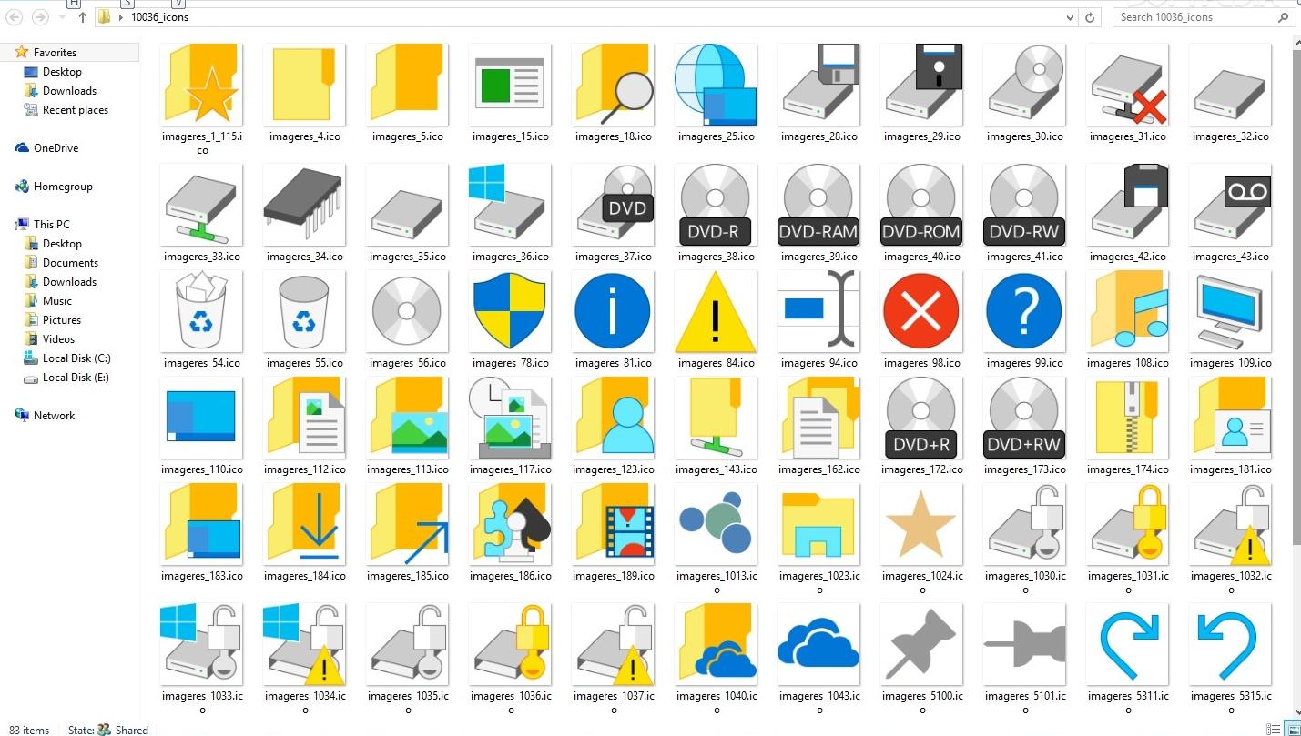 Download the New Eye-Candy Windows 10 Build 10125 Icons