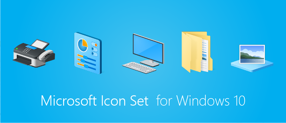 Windows 10 Icon Pack - 4,600 Free Icons