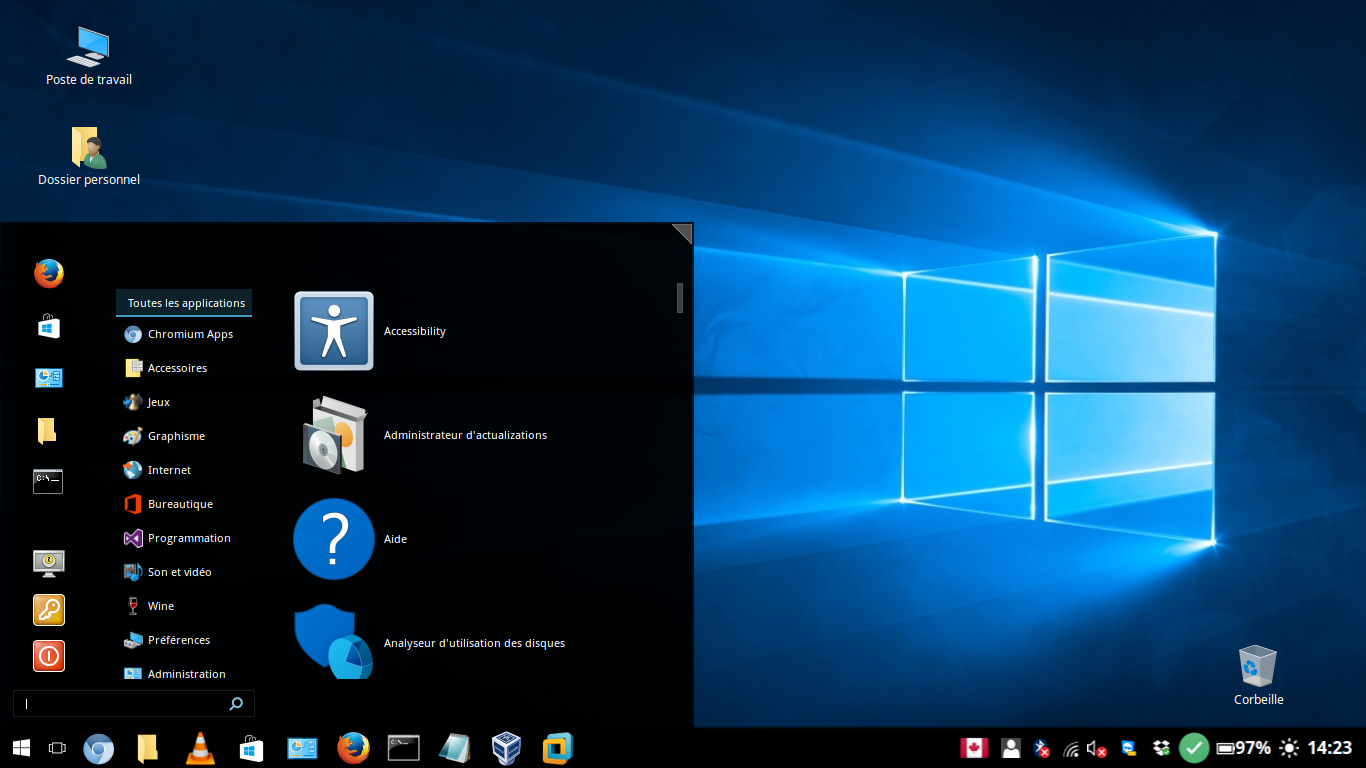 Do you like Windows 10 Look but Love LINUX? Here are Windows 10 