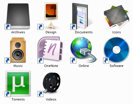 Windows 10 - 16 Custom Folder Icons by Tastentier 