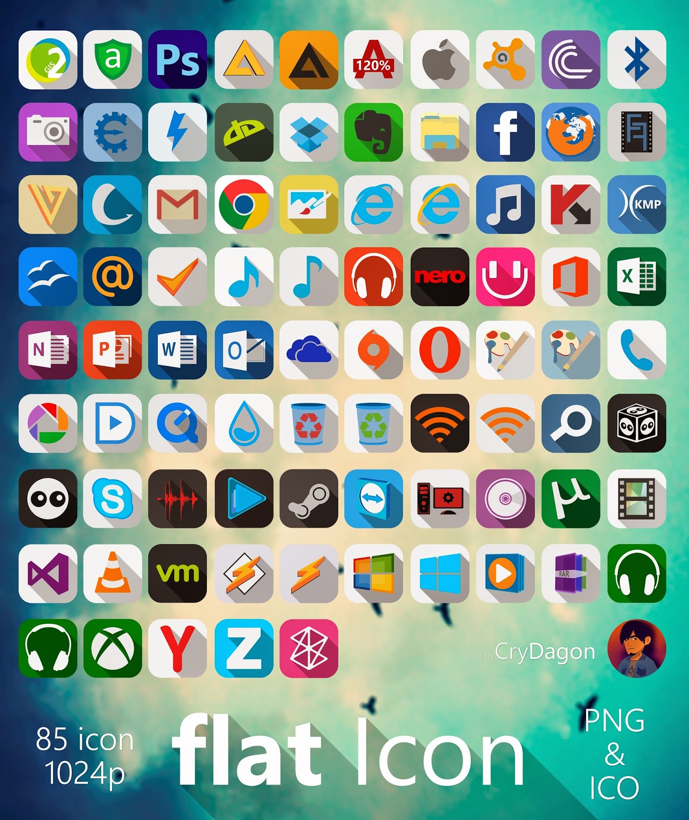 Metro UI Icon Set - 725 Icons by dAKirby309 