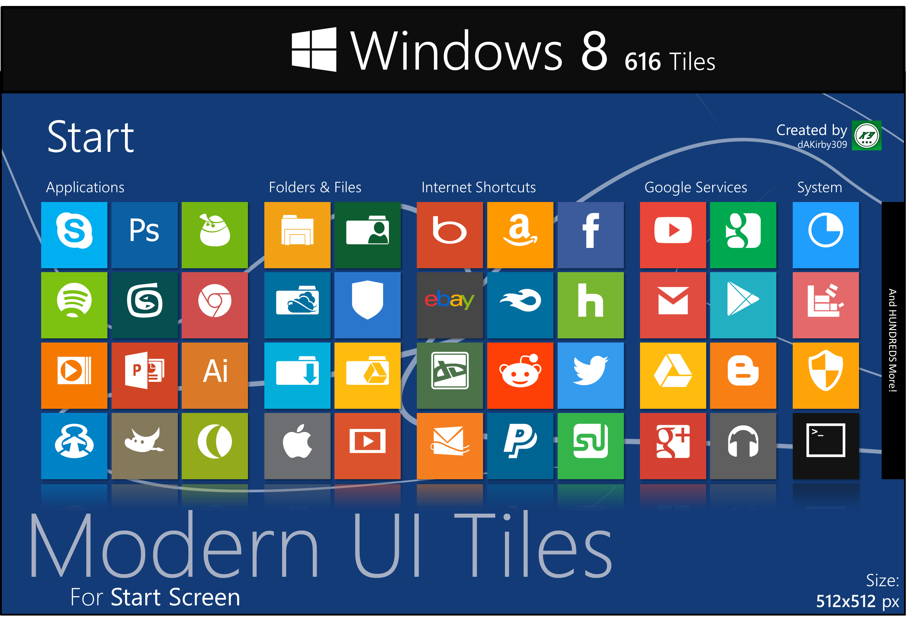 17 Win 8 Icon Sets Images - Custom Windows 8 Tile Icons, Windows 8 
