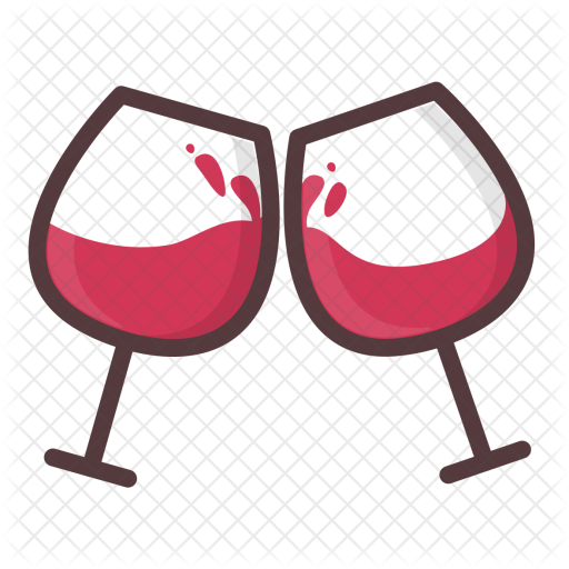 Wine Icon Outline Filled - Icon Shop - Download free icons for 