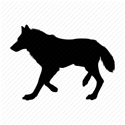 Gray wolf icon - Free gray animal icons