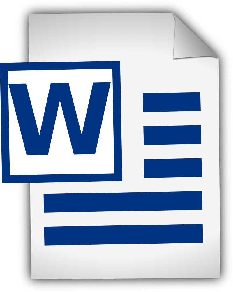 Microsoft word document file Icons | Free Download