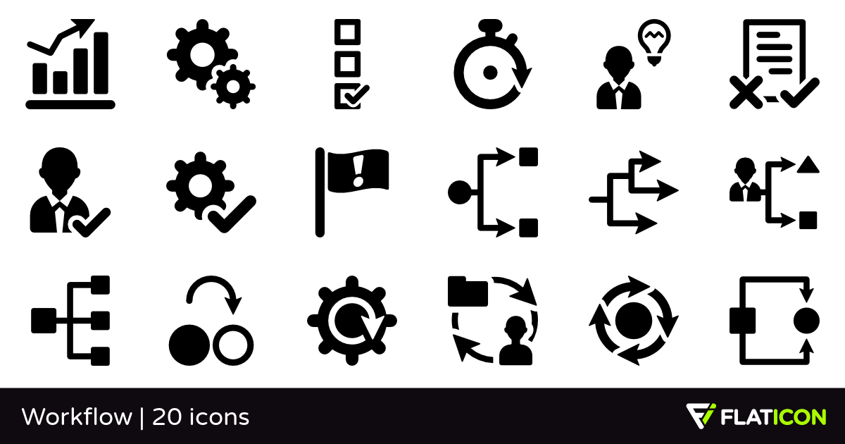 Workflow icons | Noun Project