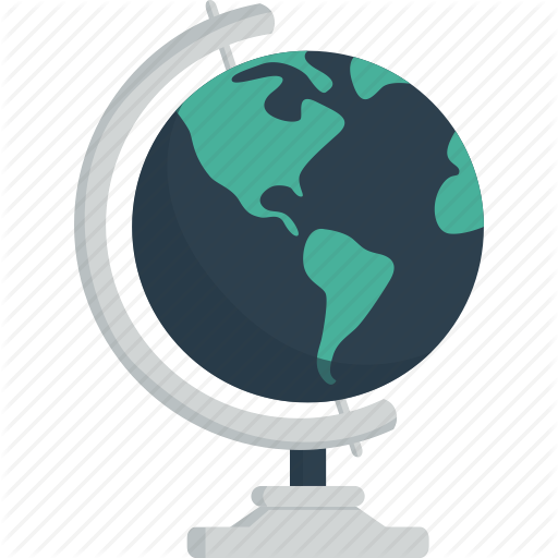 Globe Icon (flat Design) Royalty Free Cliparts, Vectors, And Stock 
