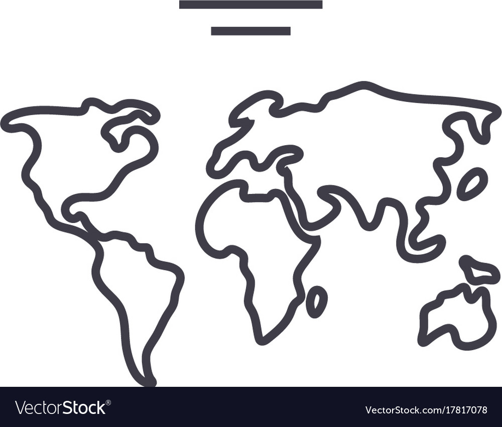 Earth map, global, globe, navigation, planet, travel, world icon 