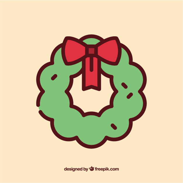 Christmas wreath icon 1 - Transparent PNG  SVG vector