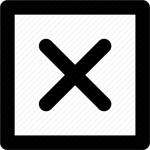 Close, delete, error, exit, remove, stop, x cross icon | Icon 