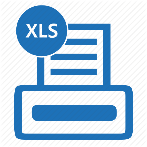 XLS Icon Glyph - Icon Shop - Download free icons for commercial use