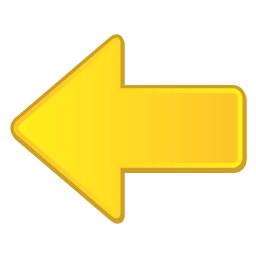 Yellow Arrow Icon On White Background Royalty-Free Stock Image 