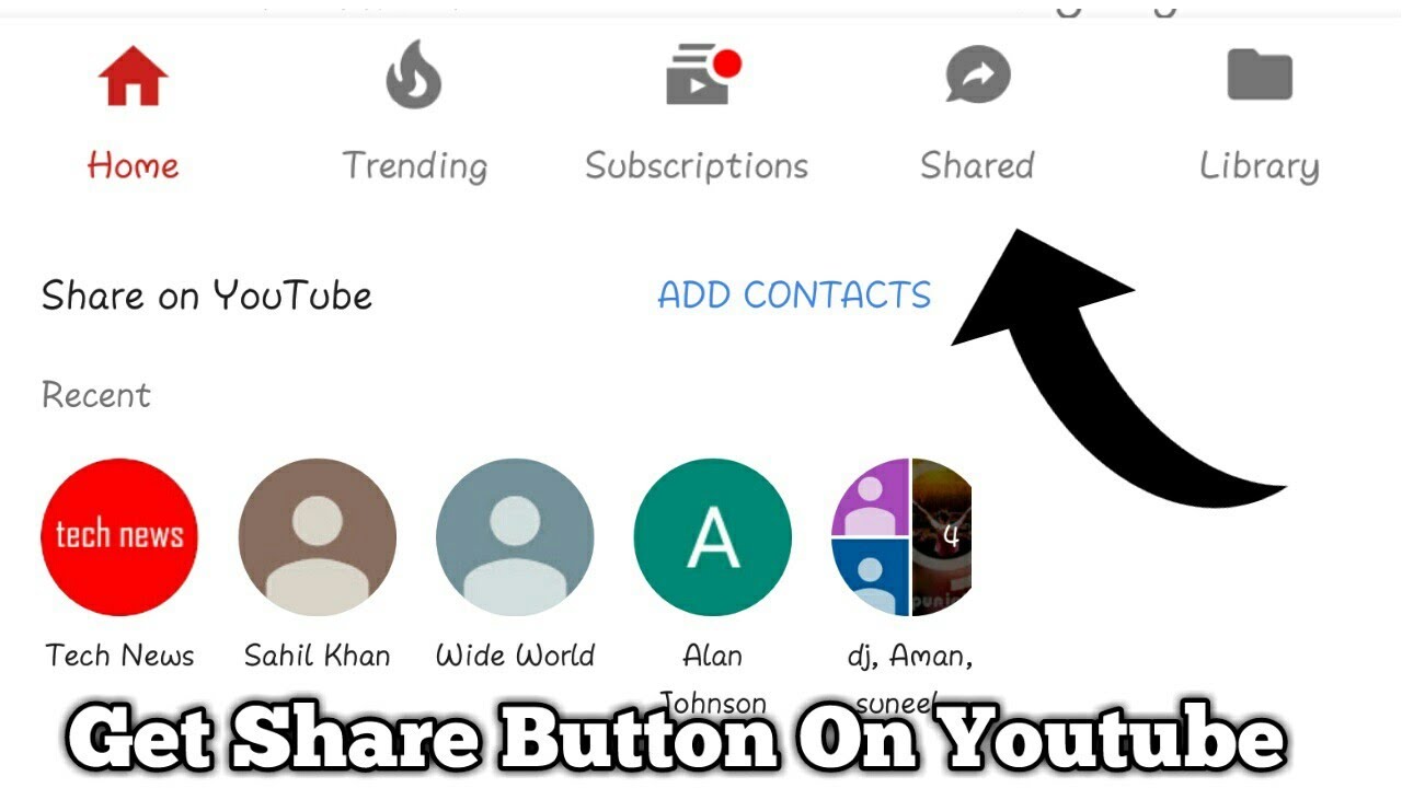 YouTube Share Button Use | How To Use YouTube Share Icon In 