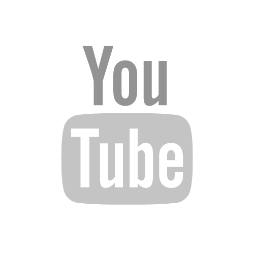 White youtube 4 icon - Free white site logo icons