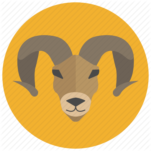 Argali,Head,Goats,bighorn,Snout,Illustration,Circle,Wildlife,Sheep,Cow-goat family,Badger,Goat,Logo,Clip art